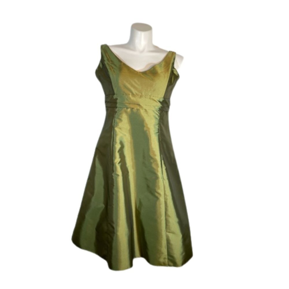 David’s Bridal Olive Green Bridesmaids Dress (altered)
